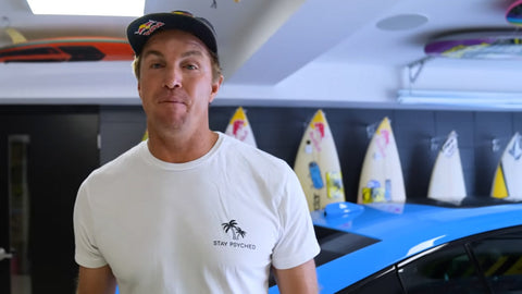 Jamie O'Brien with Pipe winning boards