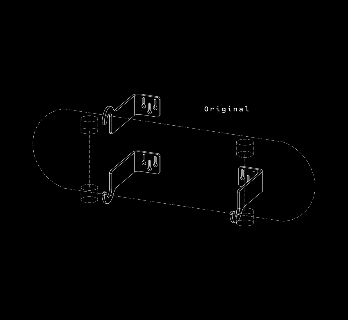 Horizontal Wall Racks – Ghost Racks